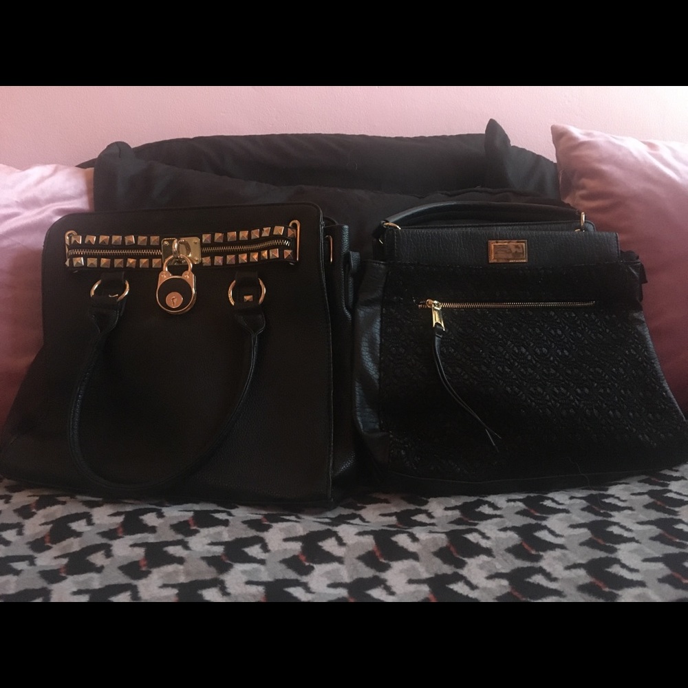 2 handbags one from Amazon the other Juicy Couture